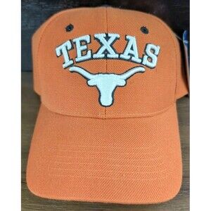 Texas Longhorns Hat Orange U Name It Script Logo Adjustable Cap Original Tags